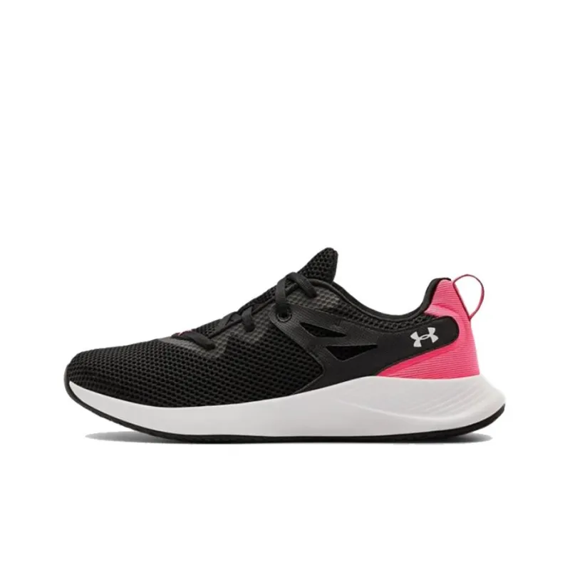 Under Armour Charged Breathe Trainer 2 Running Shoes Black/Pink Women's-0
