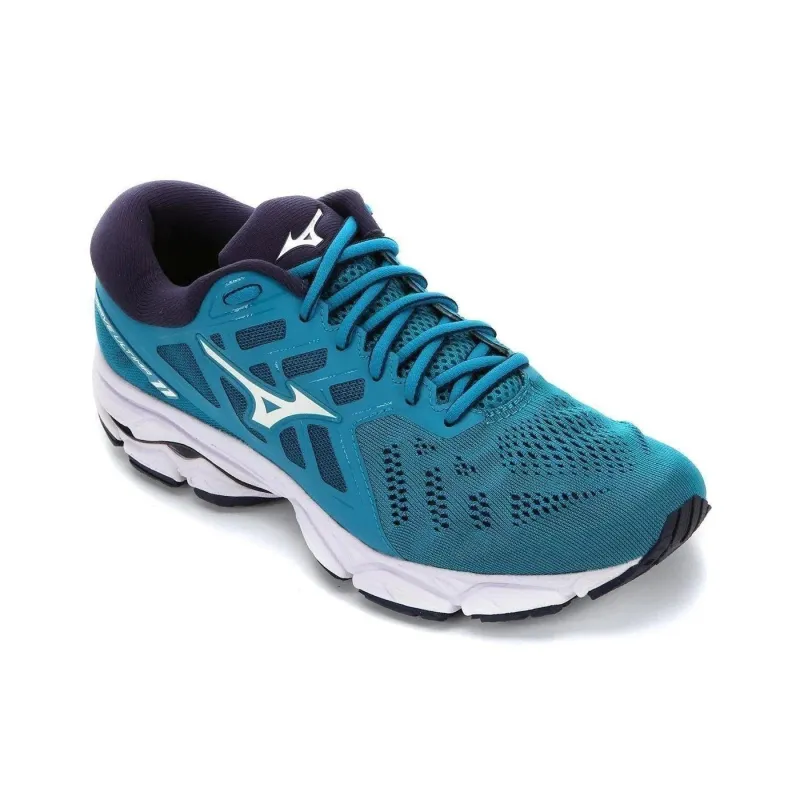 Mizuno Wave Ultima 11 Low Tops Lightweight Blue White-1