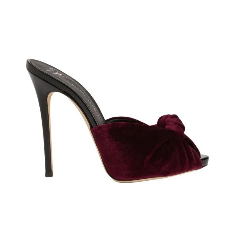 Giuseppe Zanotti Bridget 120mm Velvet Pumps-1