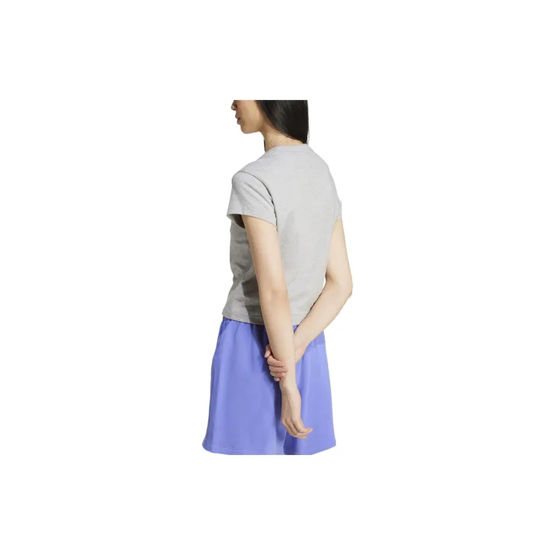 Adidas ESSENTIALS T Shirt Women's Medium Gray-2