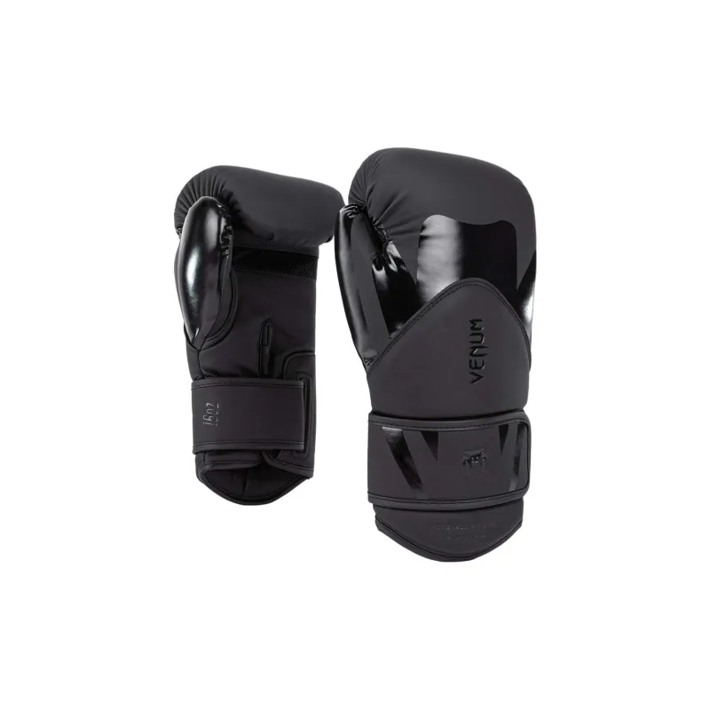 VENUM Boxing Gloves Synthetic Leather Unisex Black-0