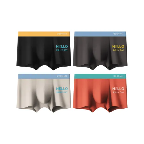 H YXIANG Underpants Men's 4 Pack