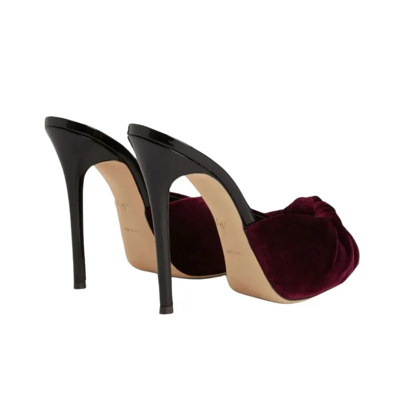 Giuseppe Zanotti Bridget 120mm Velvet Pumps-3