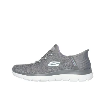 Skechers Summits Dazzling Haze Wear resistant And Lightweight Low Top Casual Shoes Women's Gray