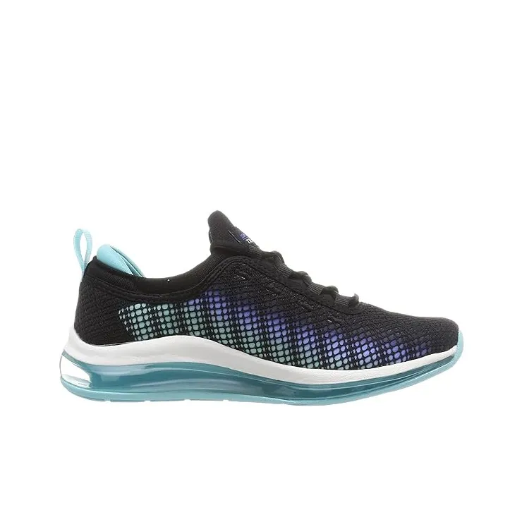Skechers Skech-air Element 2.0 - Vivid Blush Cushioned Slip-Resistant Low-Top Casual Shoes Women's Black Blue-1