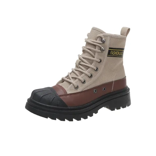 LISATANG Anti-Slip And Wear-Resistant Coverage High-Top Casual Shoes Women's