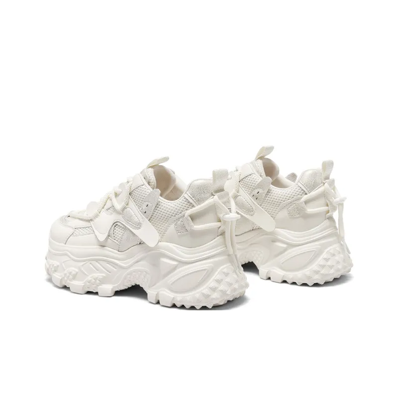 HARSON Wear-Resistant Slip-Resistant Low-Top Chunky Sneakers Women's-4