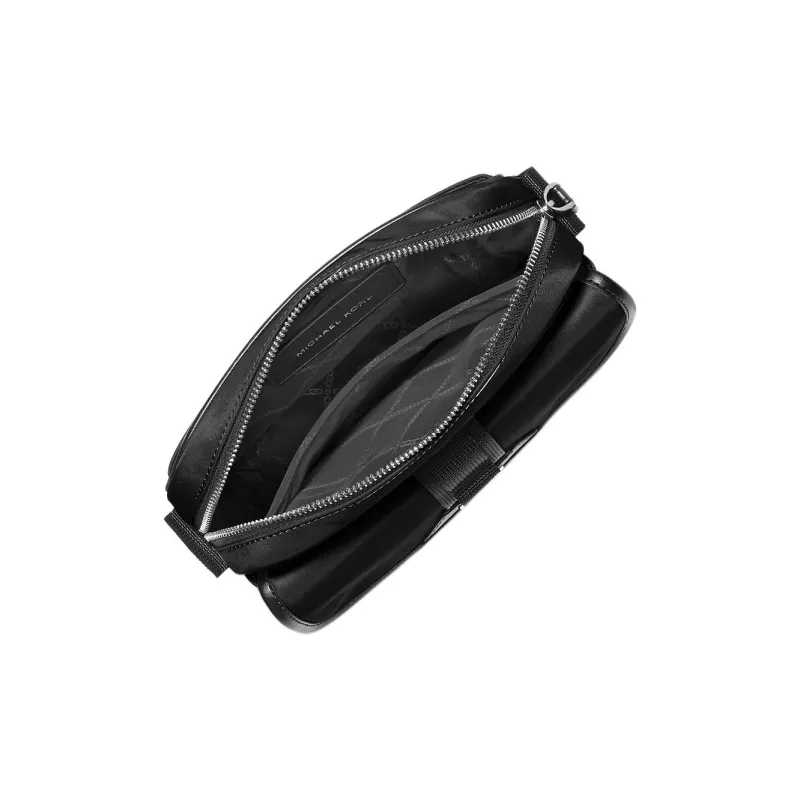 MICHAEL KORS MK Brooklyn Recycled Nylon Shoulder Bag, Crossbody Bag Men's Black-3