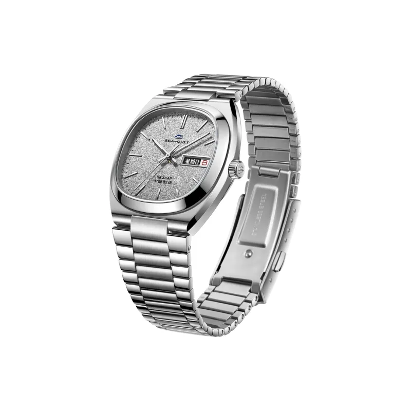 Sea Gull Automatic Mechanical Movement Steel Strap Watch Men's Watches Multicolor Watch Dial-8