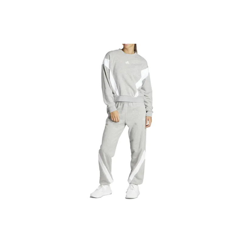Adidas LAZIDAY TRACK SUIT Casual Suit Women's Medium Gray-4