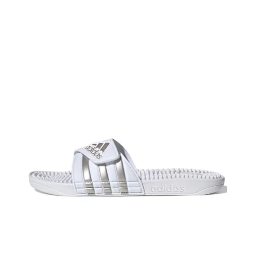 Adidas Adissage Slide Slippers Men White/Silver