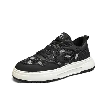 Bull charm Casual Shoes Men Low Top Black/Gray