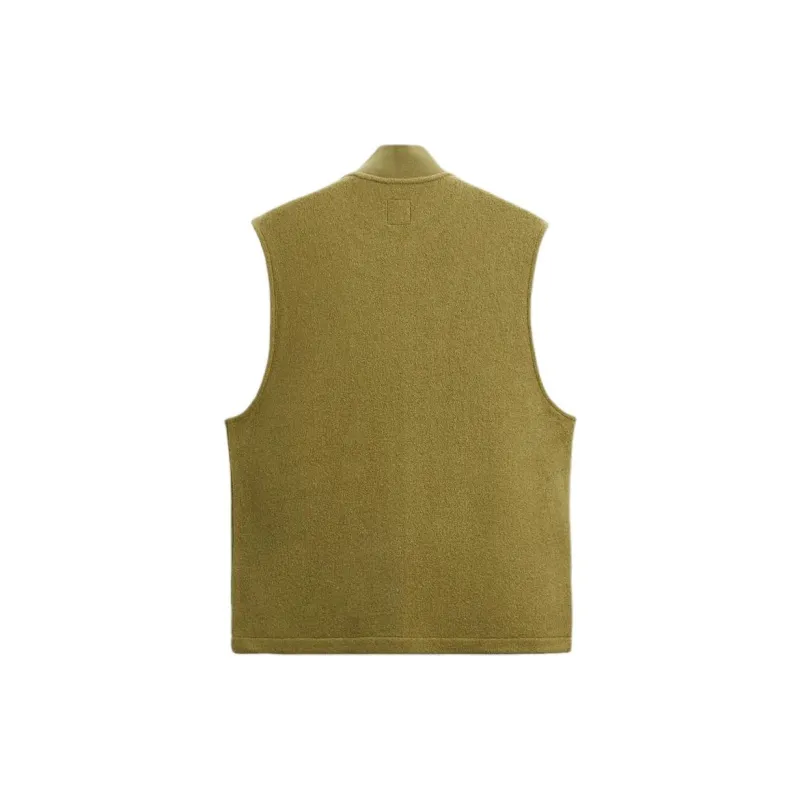 ZARA Vests Men Olive Green-1