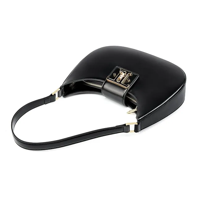 Carnival Keep Cow Leather Shoulder Bag Regular Women's Black/Brown/Cherry Red-2