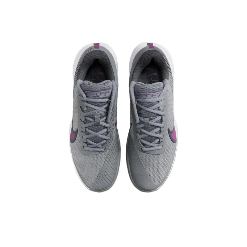 Nike Air Zoom Vapor Pro 2 Anti Slip And Wear Resistant Breathable Low Top Tennis Shoes Men's Gray-3