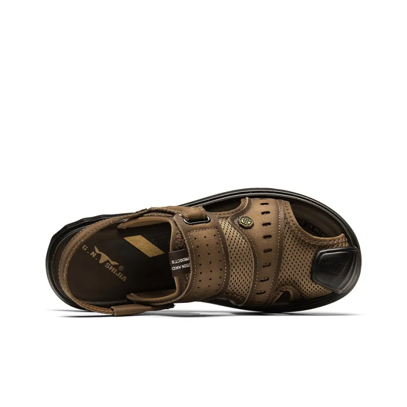 G.N.SHIJIA River Trekking Shoes Men Gray/Khaki-14
