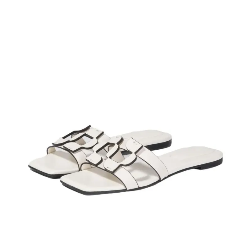 JONATHAN SIMKHAI Slide Slippers Women's White-3