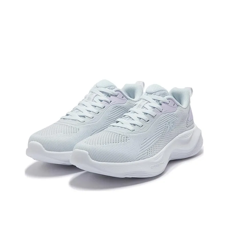 361° Durable Breathable Low-Top Casual Running Shoes Women's Gray Purple-2