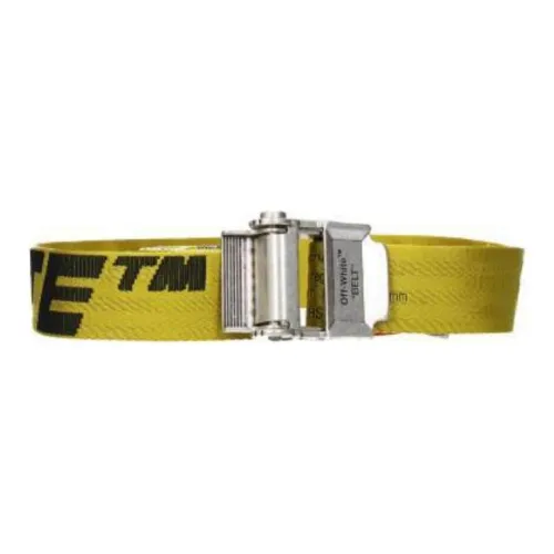 OFF-WHITE Multicolor Design Fabric Other Belts Men's Yellow