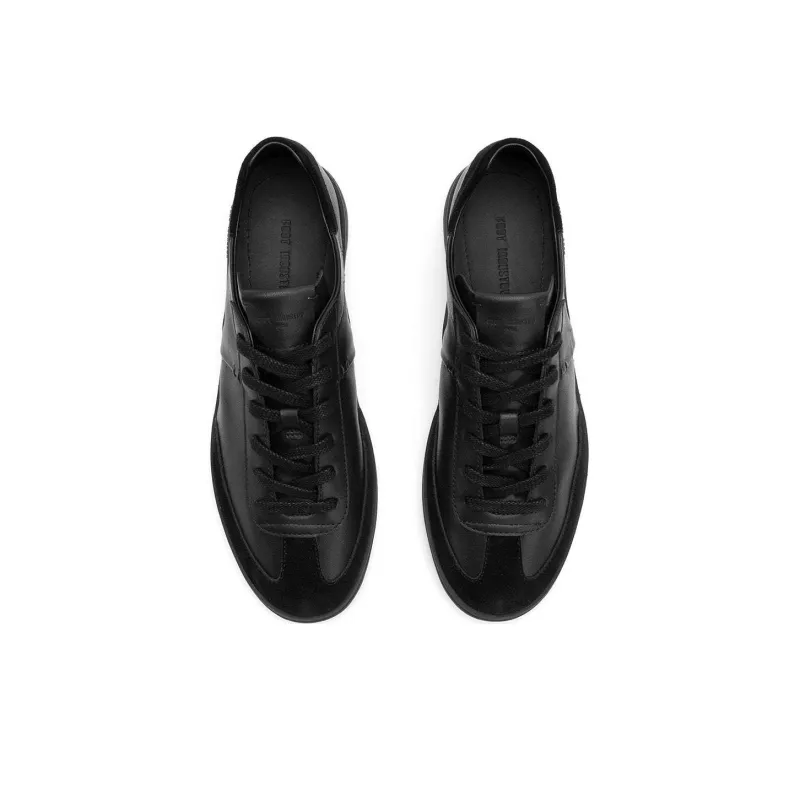 FOOT INDUSTRY Slip Resistant Low Top Skateboard Shoes Unisex Black-3