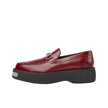GUCCI Horsebit Creeper Loafer 'Rosso Ancora Red'