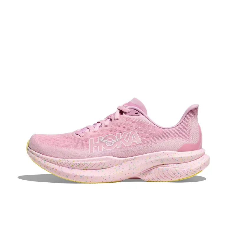HOKA ONE ONE MACH 6 Anti Slip Wear Resistant Low Top Casual Running Shoes Women's Pink-0