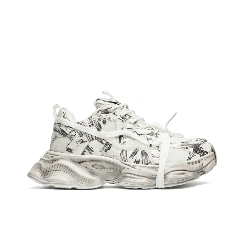 AiJP Cushioning Anti Slip And Wear Resistant Coverage Low Top Chunky Sneakers Unisex-1