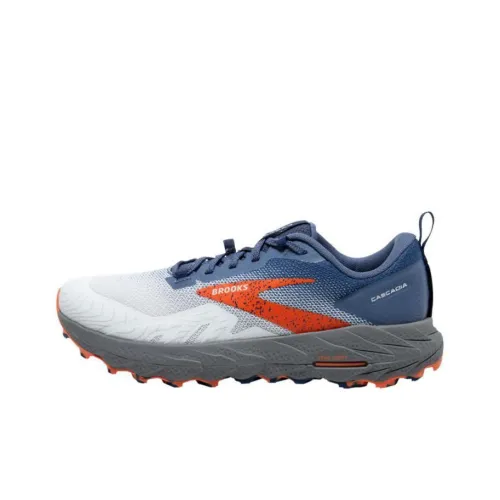 Brooks Cascadia 17 2E Wide 'Navy Firecracker'