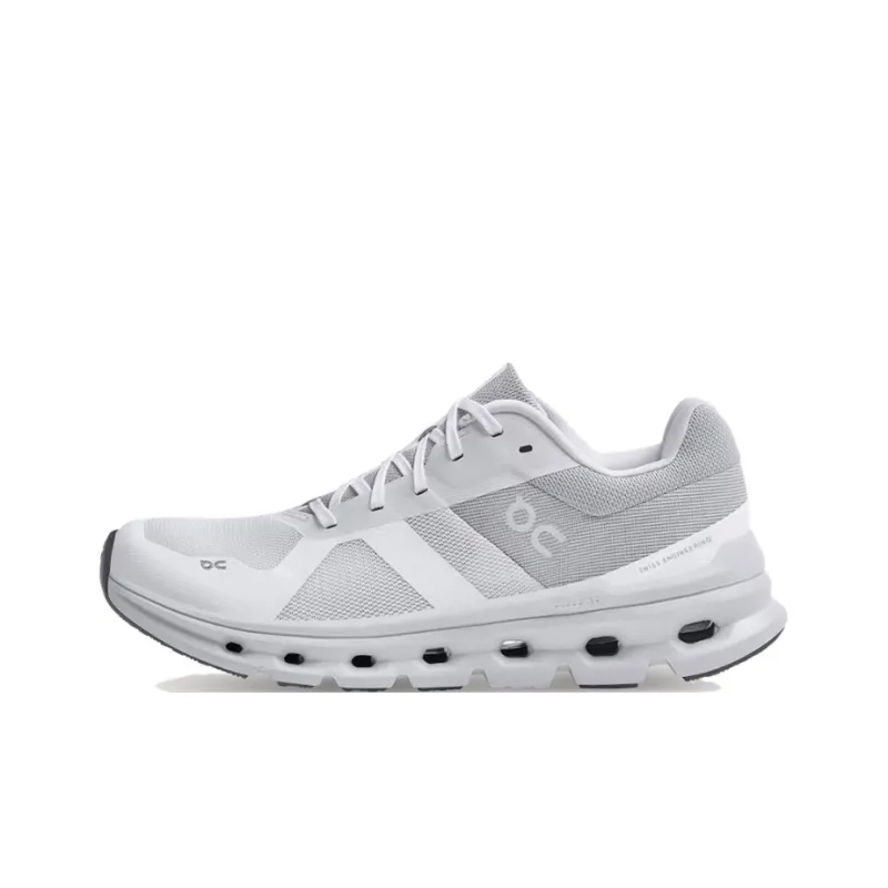 On Women's Cloudrunner Wide 'White Frost'-0