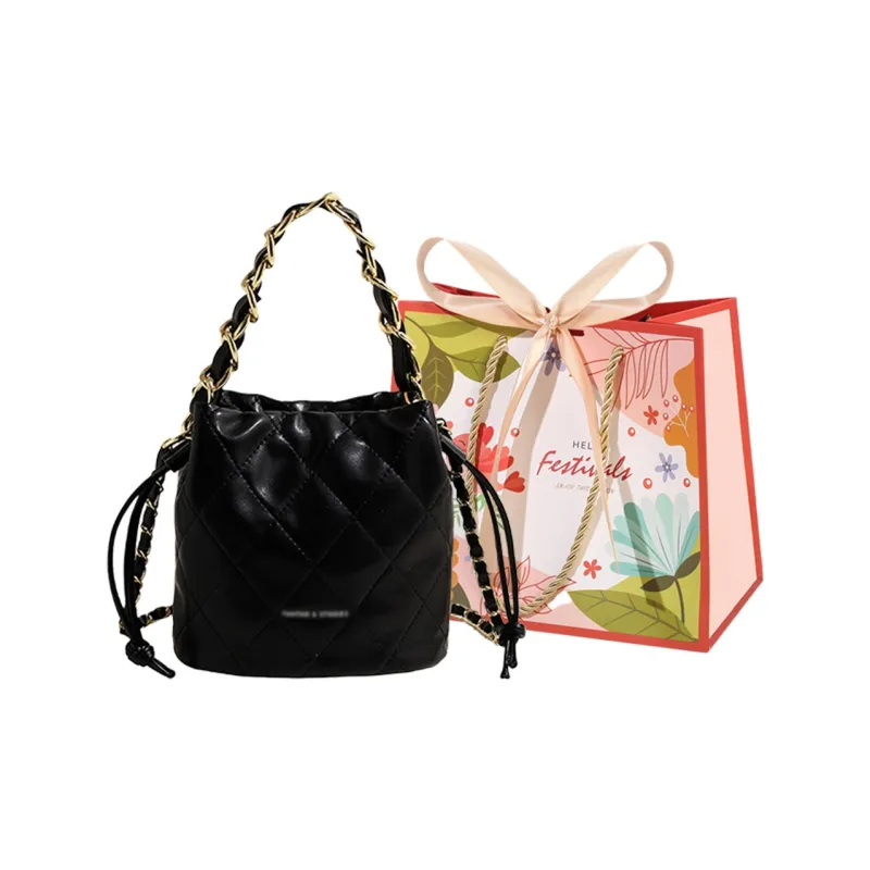 Cwatcun PU Shoulder Bag, Handbag Regular Women's Brown/Black/White-3