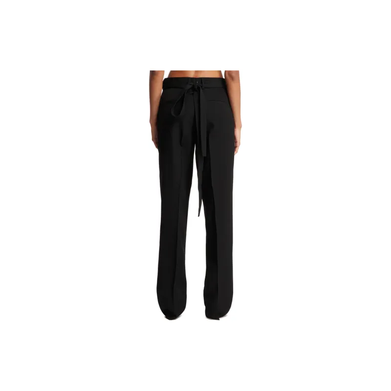 Jean Paul Gaultier Overall Buckle Belted Pants 'Black'-2
