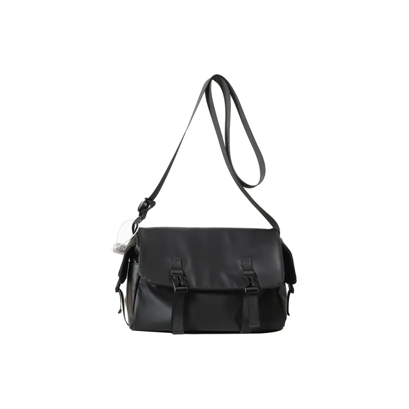 Travel Oxford Crossbody Bag Regular Unisex Black-0