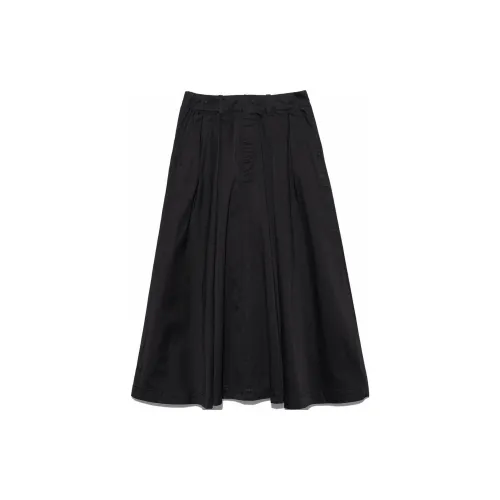 Nanamica 2024 Autumn/Winter Collection Casual Long Skirts Women's Black