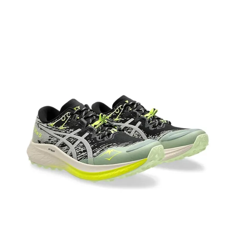 Asics Fuji Lite 5 Black Oatmeal Women's-2