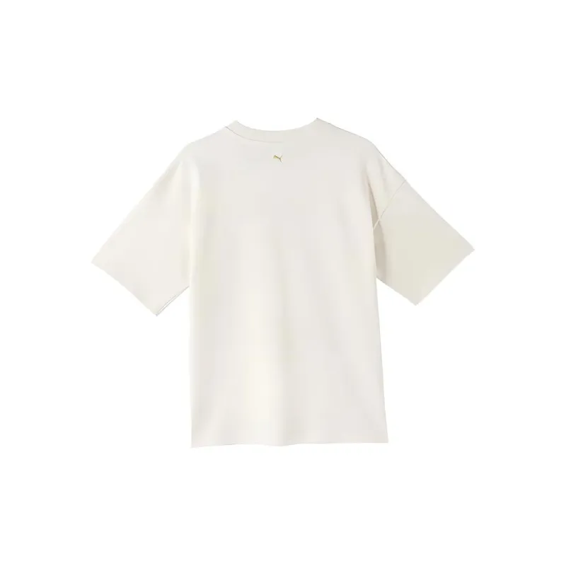 PUMA T Shirts Unisex White-1