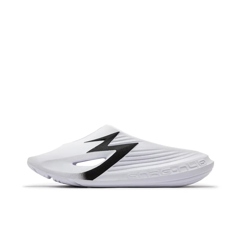 361° Abrasion Resistant Slide Slippers Men's White Black-0