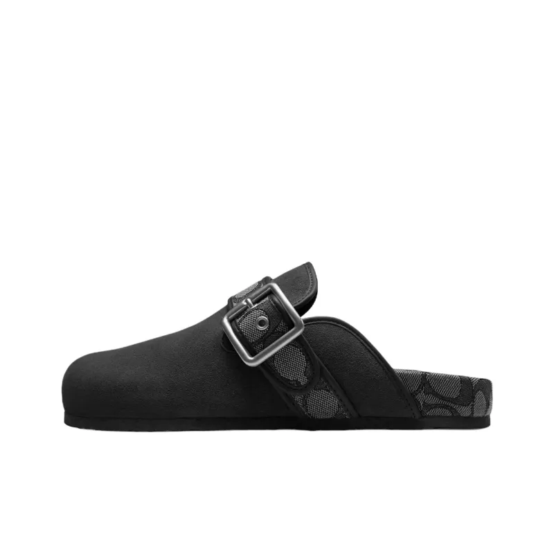 COACH Closed Toe Slippers Women's Black-0