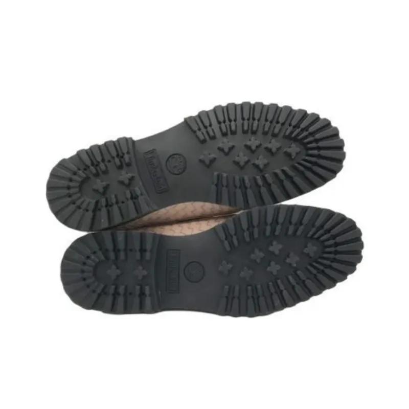 Timberland Woven Leather 3-Eye Lug Supreme Pink-3