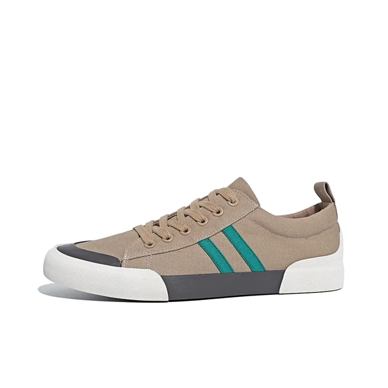 Baoda Low-Top Canvas Shoes Men's Black-6