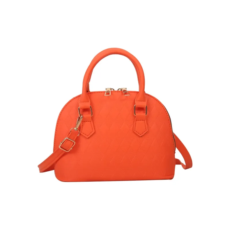 SUPERCUTE PU Dome Bag Shoulder Bag Crossbody Bag Handbag Women's Black Red/Green/Orange/Brown-19