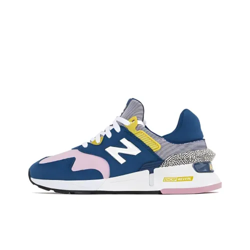 New Balance NB 997 Running Shoes Women's Low-Top Denim Blue/Pink/Black/White