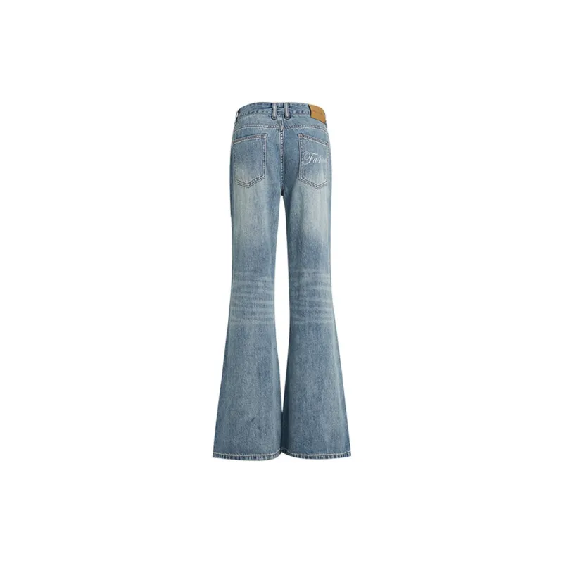 Kazakhstan Jeans Women's Washed Blue-1
