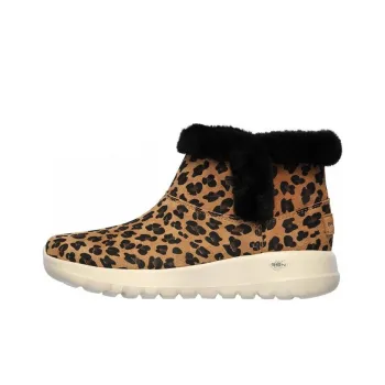 Skechers On The Go Joy Abrasion Resistant Slip Resistant Short Snow Boots Women's Earth Yellow