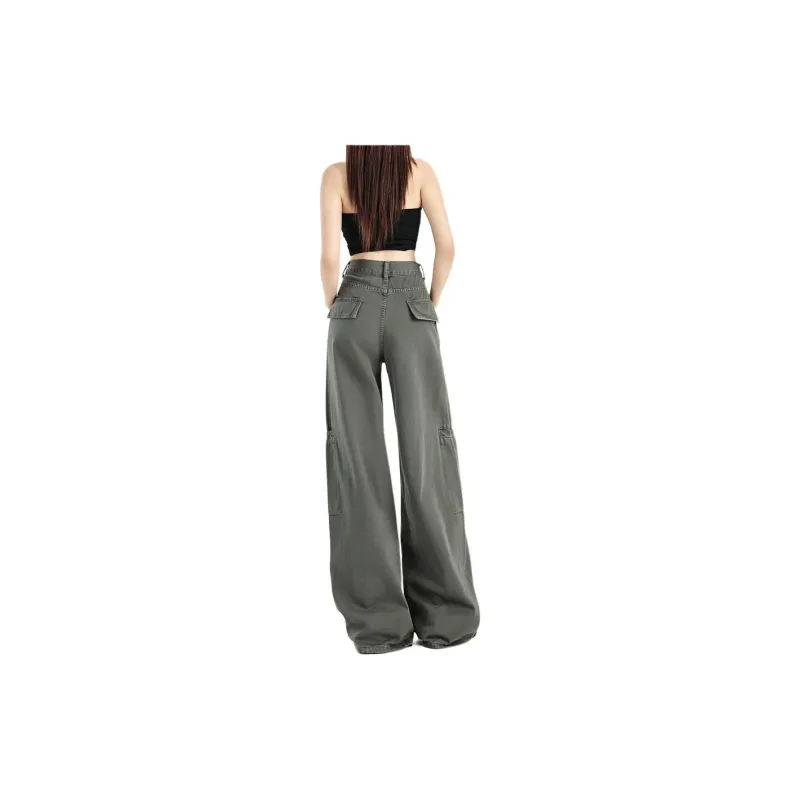 Concubine Zhu Jeans Women's Gray-3