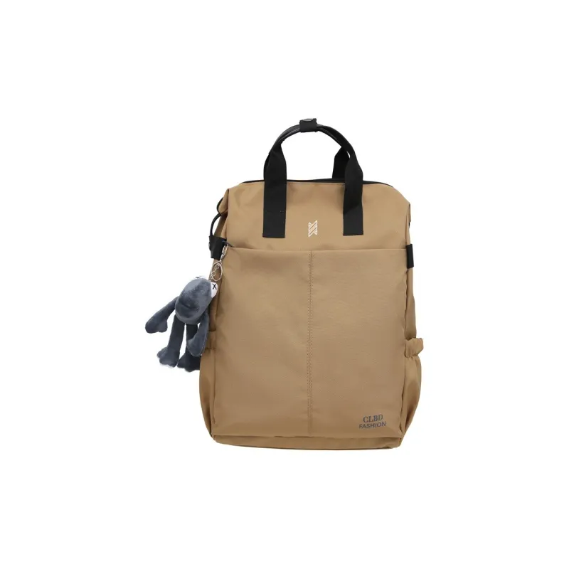 NOMK Oxford Backpack Backpack Backpack Travel Bag Unisex Black/Green/Khaki/Gray-8