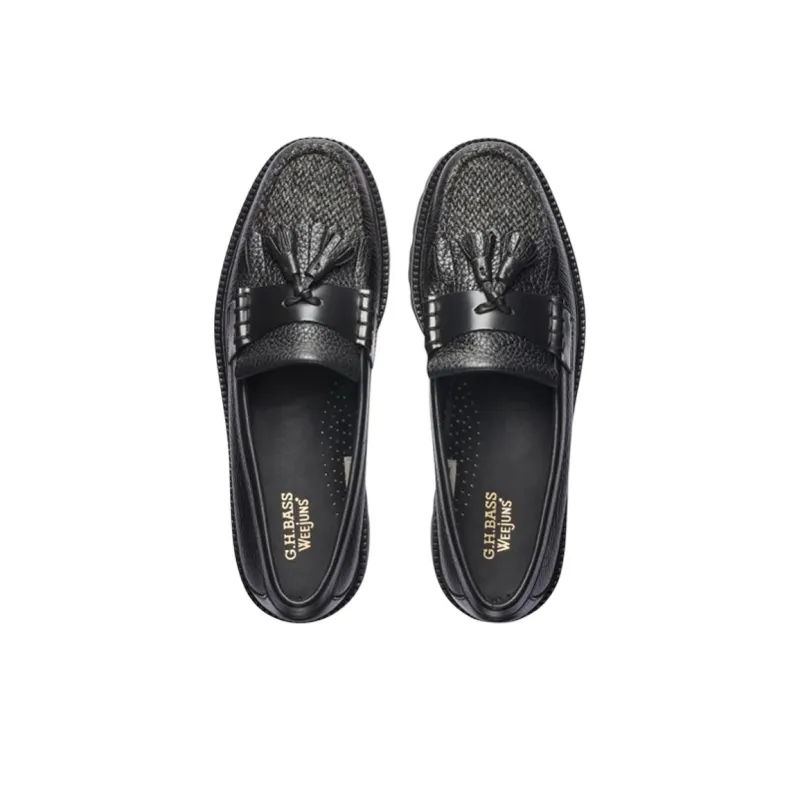 G.H. Bass & Co. Layton Loafers 3cm Men's Black-3