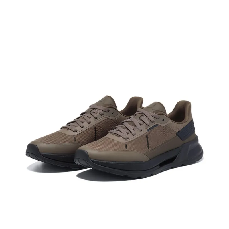 LI NING 1990 Commuter Series Diligently Pursue Low Top Casual Shoes Men's Beech Wood Mushroom Umber-1