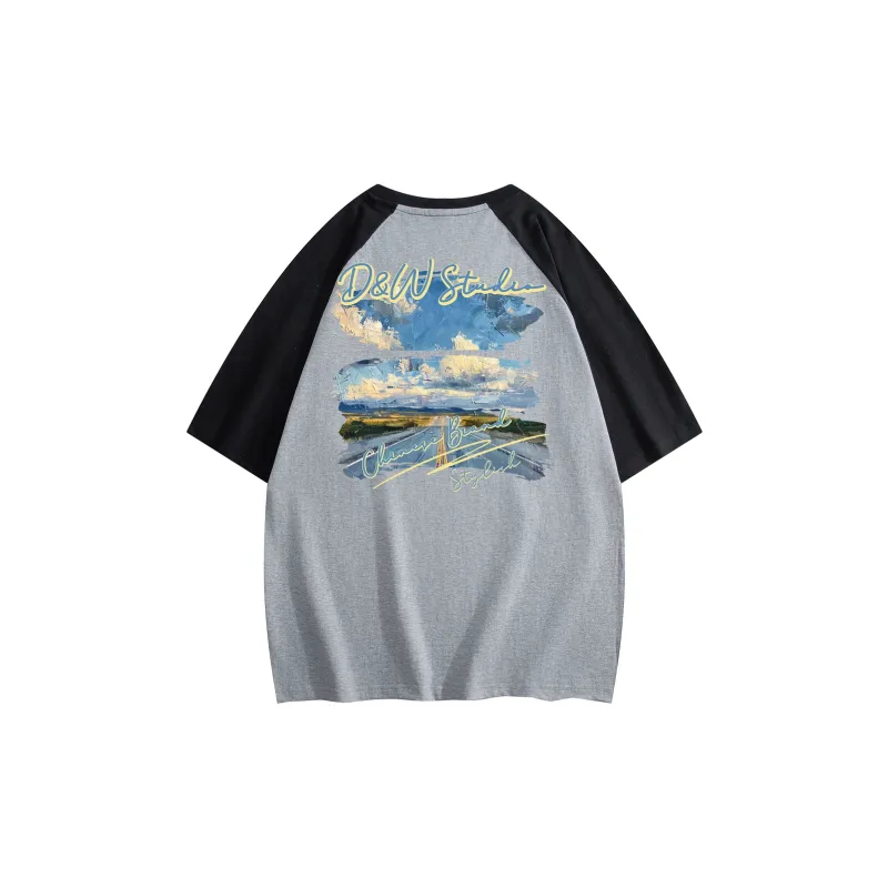D&W T Shirts Unisex Gray-1