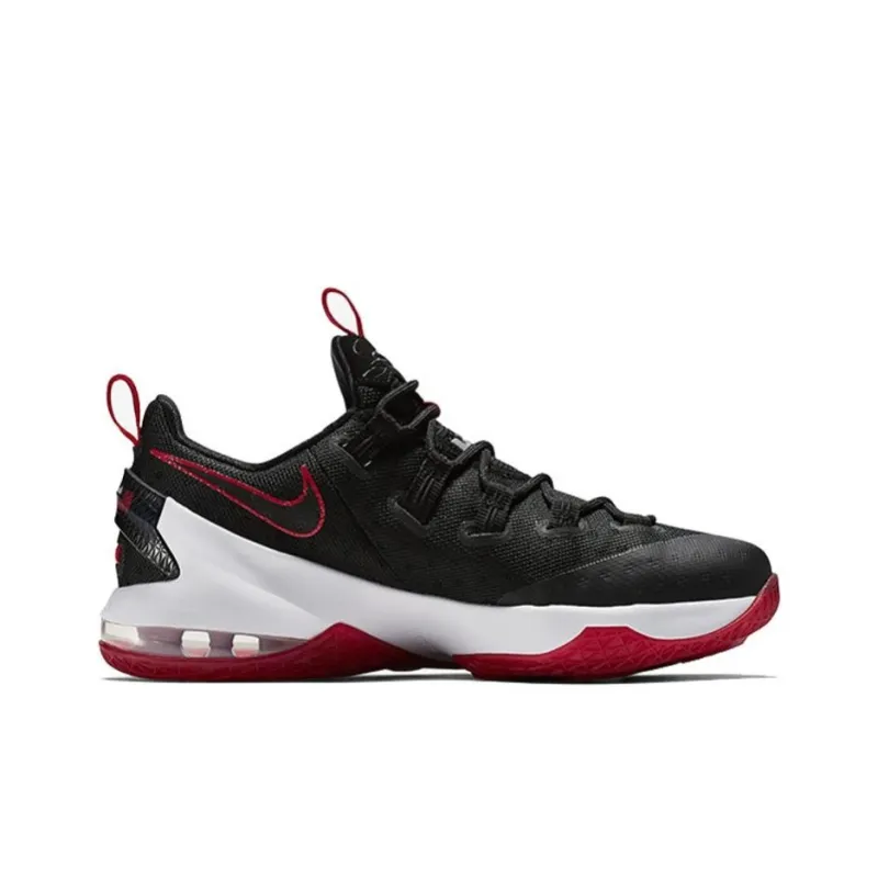Nike LeBron 13 Low Black Red-1