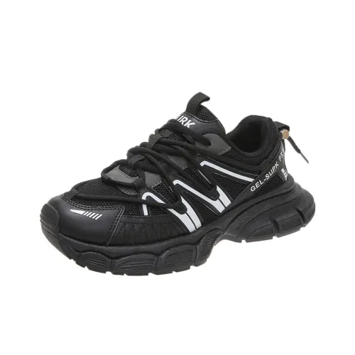 LISATANG Slip-Resistant Breathable Low-Top Chunky Sneakers Women's